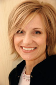 Woman smiling after a Facelift
